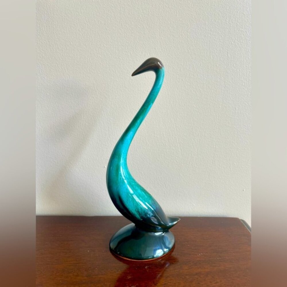 Vintage Small Swan Blue Mountain Pottery